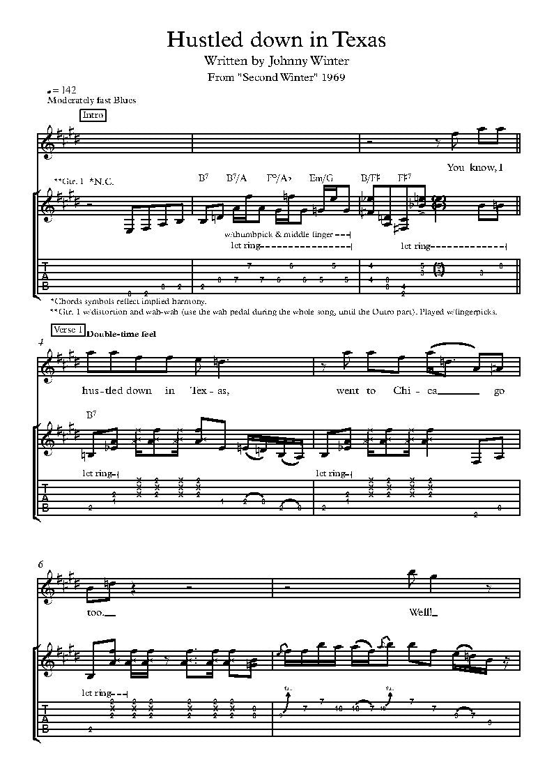 Hustled Down in Texas